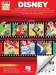 Super Easy Songbook: Disney piano sheet music cover